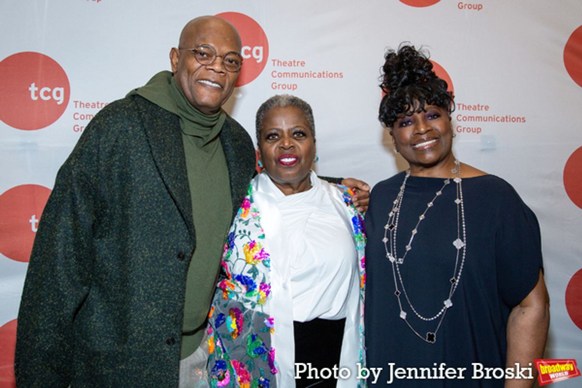 Samuel L. Jackson, Lillias White, LaTanya Richardson Jackson at 