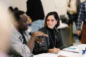 Ato Essandoh and Parker Posey @ BroadwayWorld Ato Essandoh and Parker Posey Photo