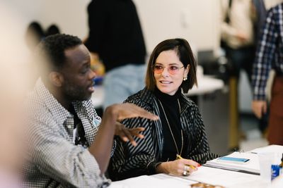 Ato Essandoh and Parker Posey Photo