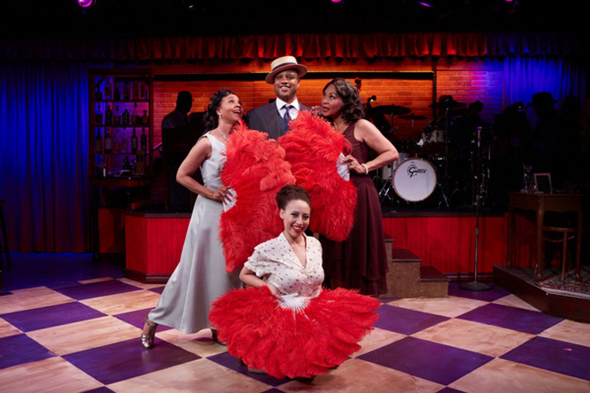 Front- Ciarra Stroud;  Back (L-R) Karole Foreman, Elijah Rock & Anise Ritchie  at 