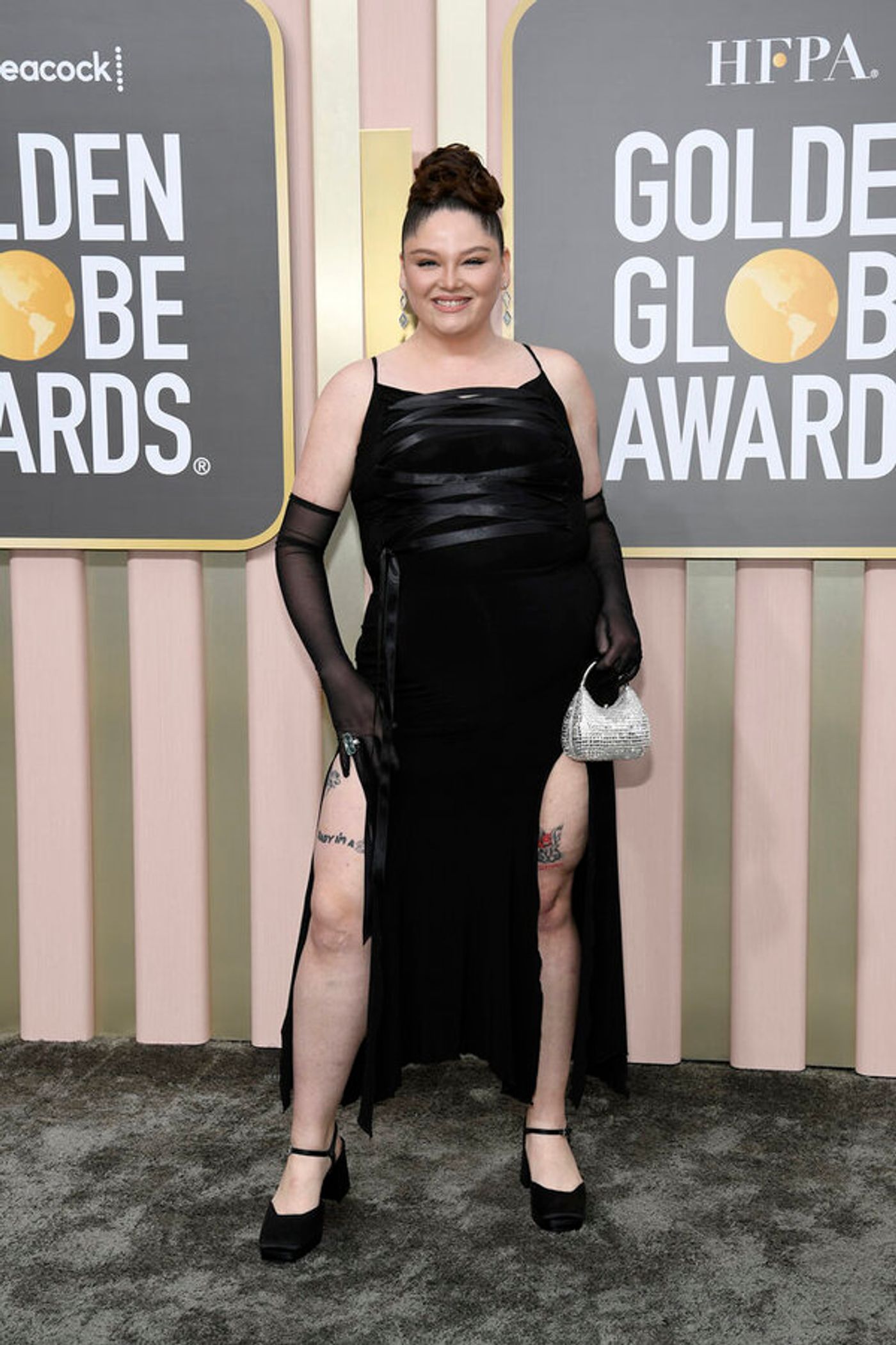 Photos: Jeremy Pope, Billy Porter & More Hit the Golden Globes Red Carpet Photos: Jeremy Pope, Billy Porter & More Hit the Golden Globes Red Carpet Image