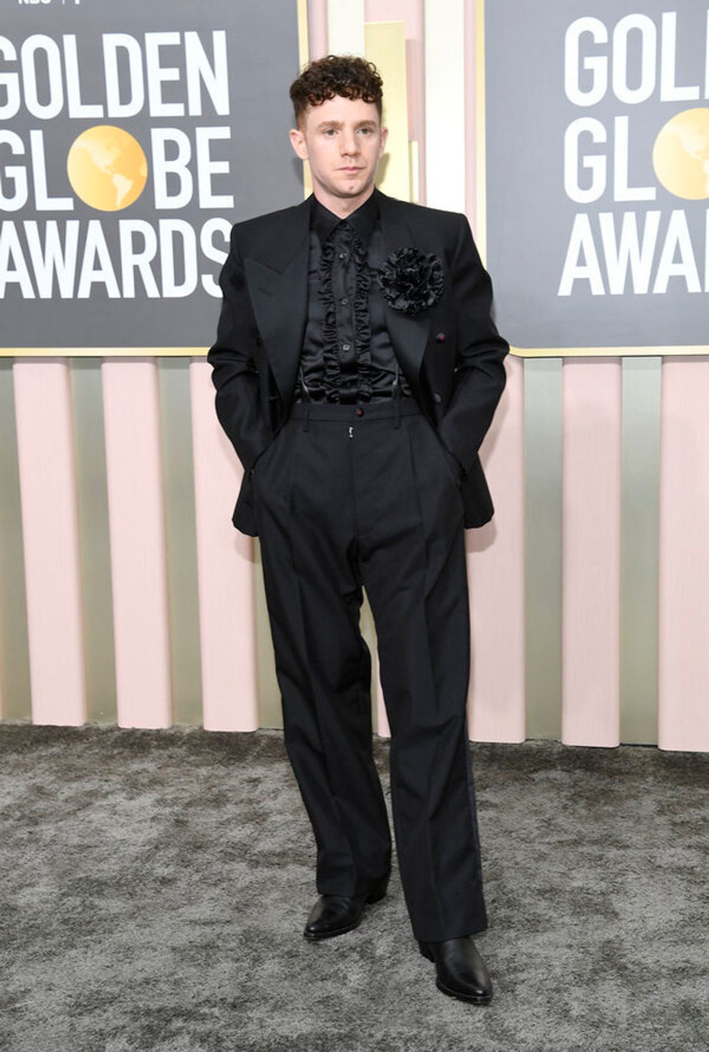 Photos: Jeremy Pope, Billy Porter & More Hit the Golden Globes Red Carpet  Image