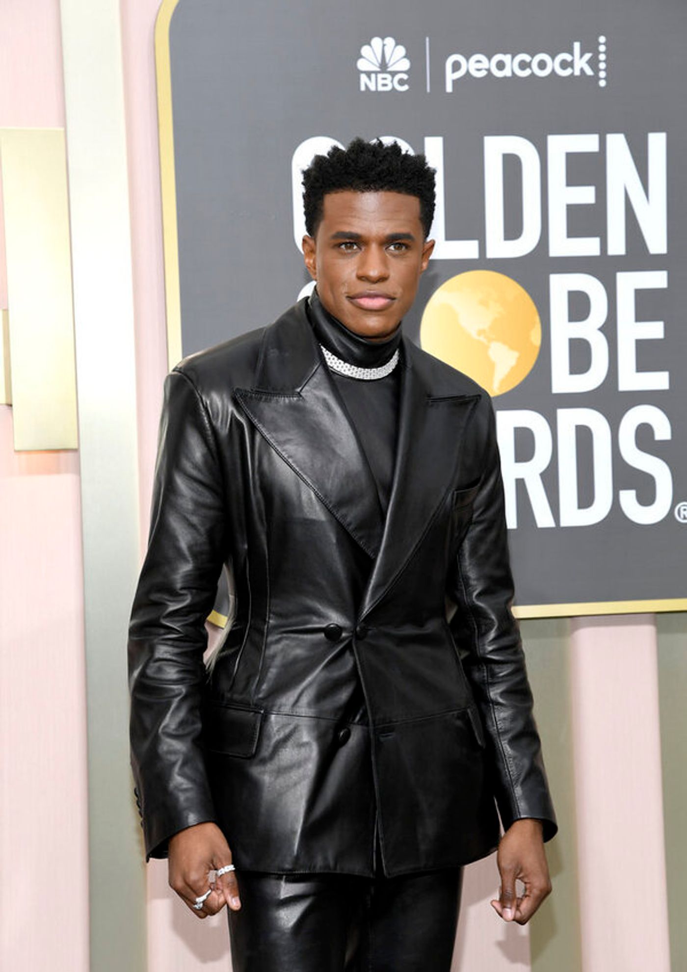 Photos: Jeremy Pope, Billy Porter & More Hit the Golden Globes Red Carpet  Image