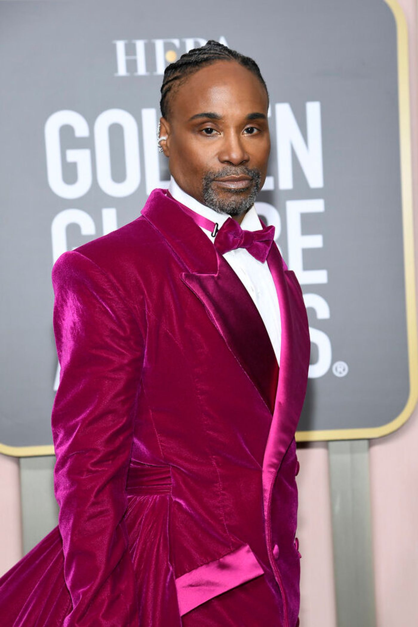 Photos: Jeremy Pope, Billy Porter & More Hit the Golden Globes Red Carpet  Image