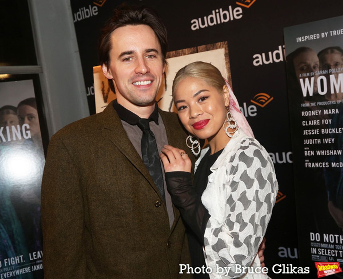 Reeve Carney and Eva Noblezada at 