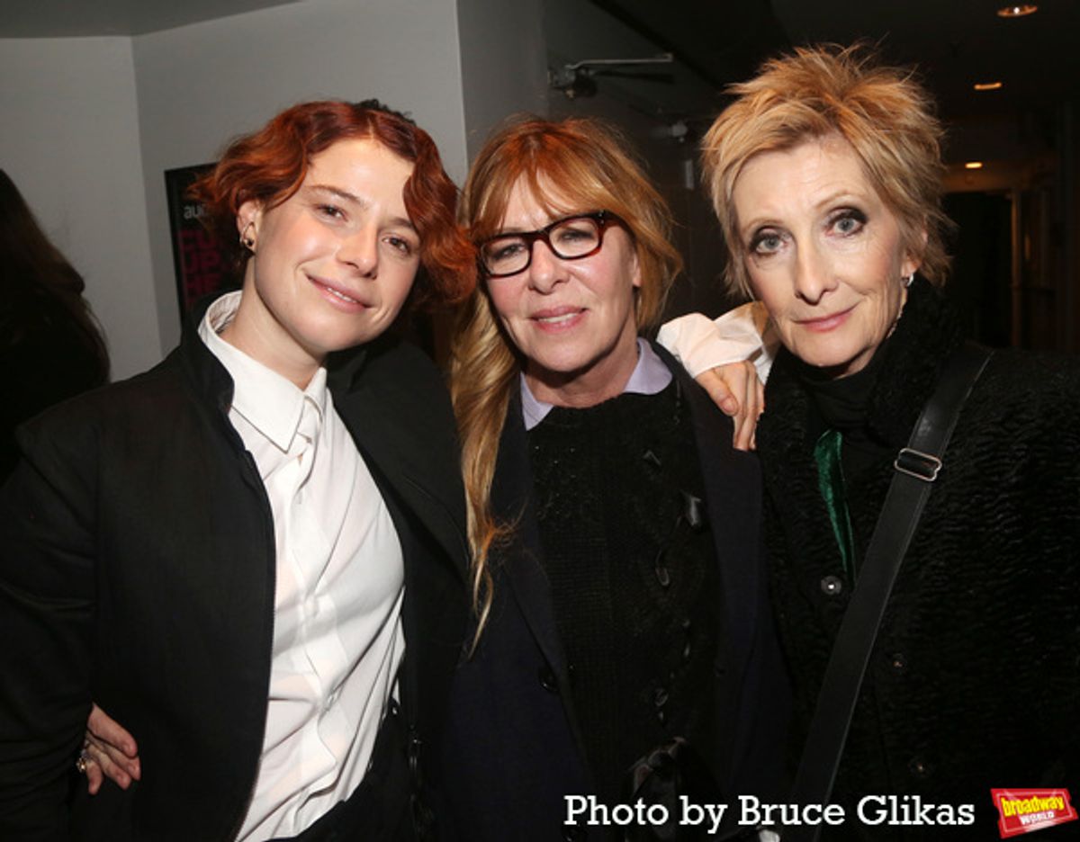 Jessie Buckley, Film Producer Dede Gardner and Sheila McCarthy at 