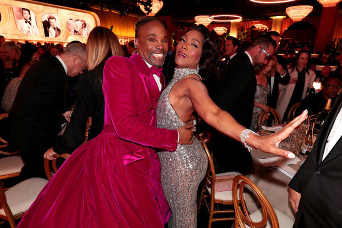 Billy Porter and Angela Bassett at 