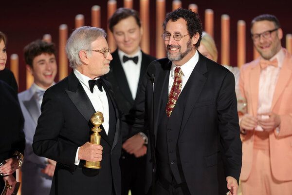 Steven Spielberg and Tony Kushner Photo