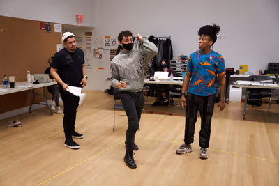 Brian Quijada, Dustin Wills, and Esco Jouley                                Photo