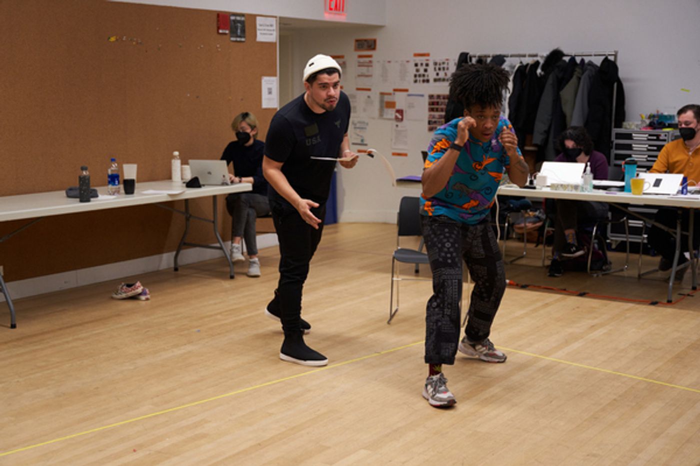 Photos: See Christopher Bannow, Esco Jouléy & More in Rehearsals for WOLF PLAY at MCC Theater  Image
