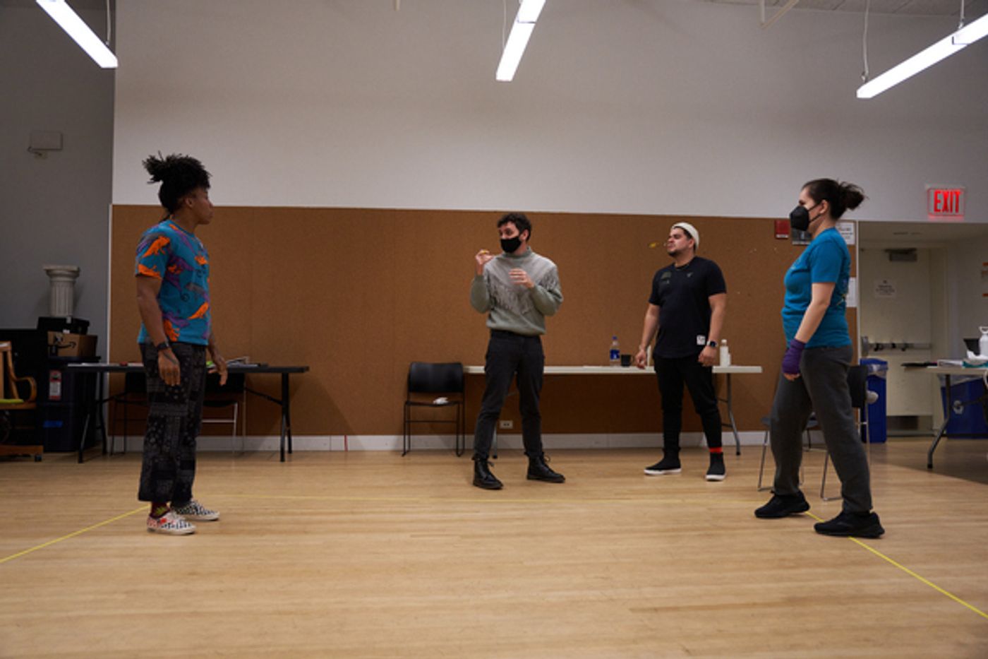 Photos: See Christopher Bannow, Esco Jouléy & More in Rehearsals for WOLF PLAY at MCC Theater Photos: See Christopher Bannow, Esco Jouléy & More in Rehearsals for WOLF PLAY at MCC Theater Image