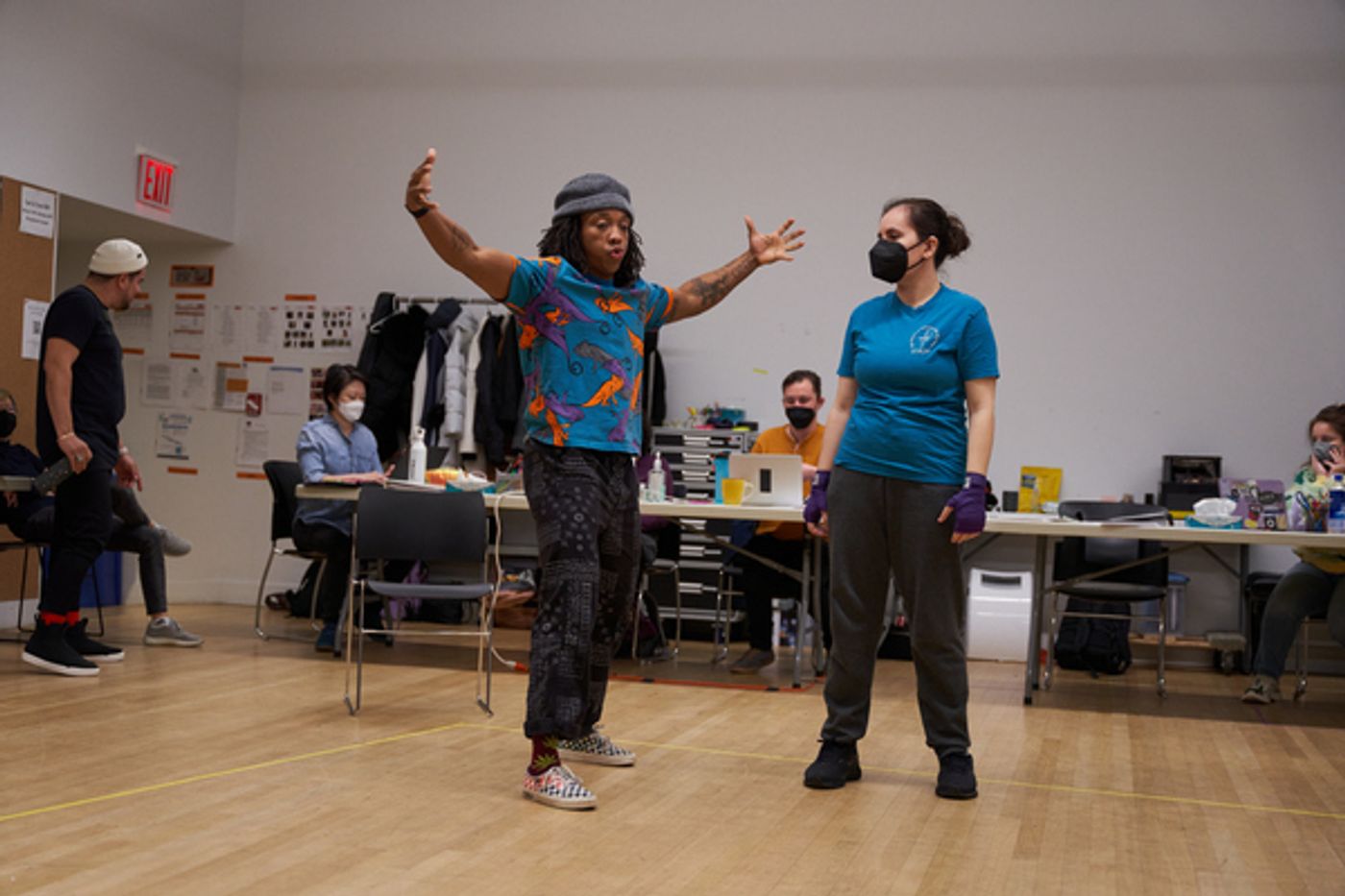 Photos: See Christopher Bannow, Esco Jouléy & More in Rehearsals for WOLF PLAY at MCC Theater Photos: See Christopher Bannow, Esco Jouléy & More in Rehearsals for WOLF PLAY at MCC Theater Image