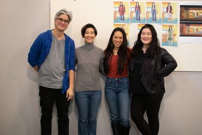 Lloyd Suh, Jennifer Chang, Nicole Javier and Narea Kang Photo