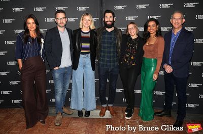 Katie Holmes, Eddie Kaye Thomas, Lucy Freyer, Dave Klasko, Playwright Anna Ziegler, S Photo