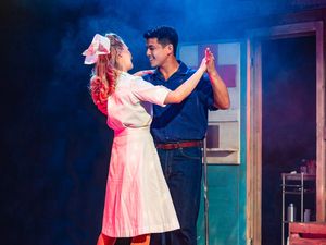 Megan Gardiner and Telly Leung @ BroadwayWorld Megan Gardiner and Telly Leung Photo