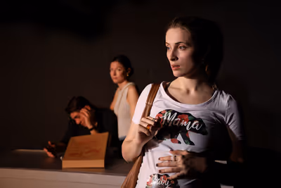 Lydia Kelly (front), Jon McCormick, Ali Hoffmann Photo