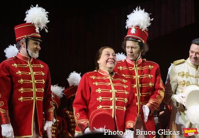 Remy Auberjonois, Jayne Houdyshell and Shuler Hensley Photo