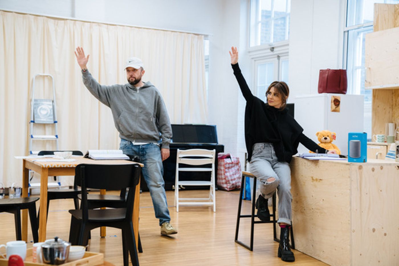 Photos: Inside Rehearsal With the New Cast of 2:22 A GHOST STORY  Image