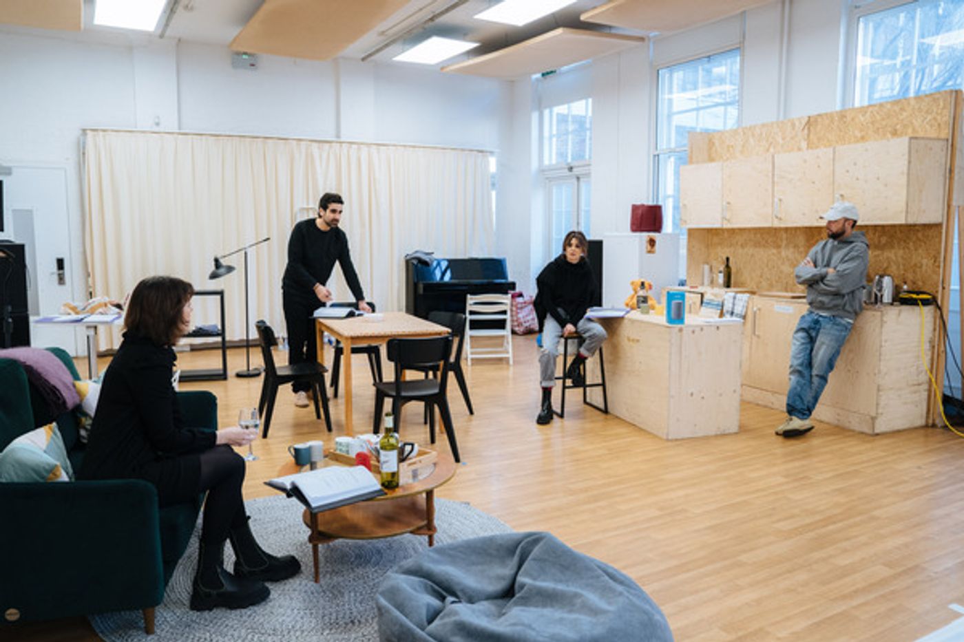 Photos: Inside Rehearsal With the New Cast of 2:22 A GHOST STORY  Image