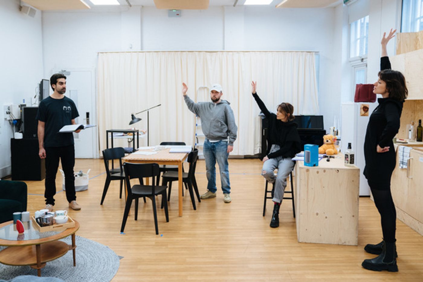 Photos: Inside Rehearsal With the New Cast of 2:22 A GHOST STORY  Image