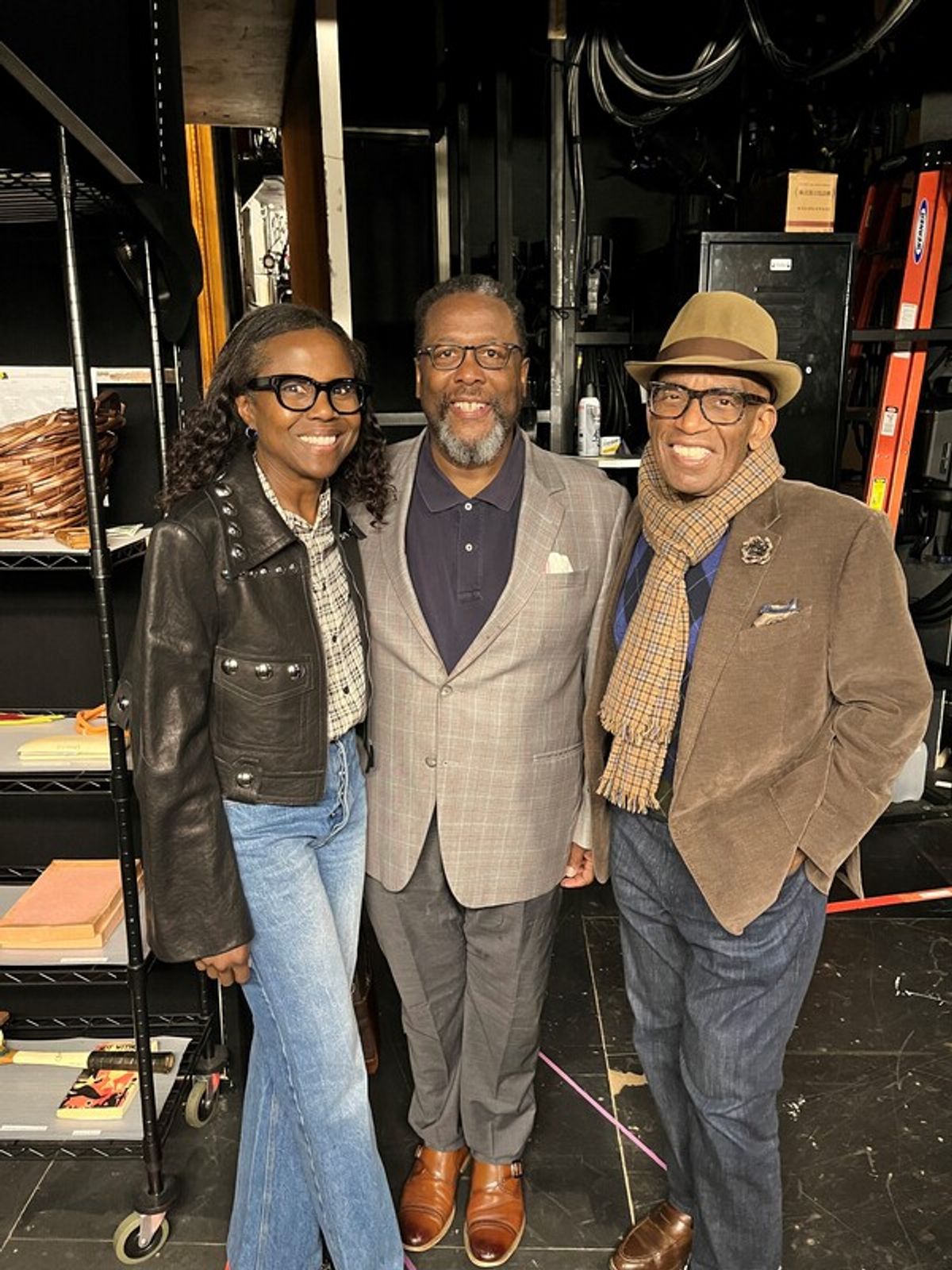 Deborah Roberts, Wendell Pierce, Al Roker at 