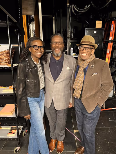 Deborah Roberts, Wendell Pierce, Al Roker Photo