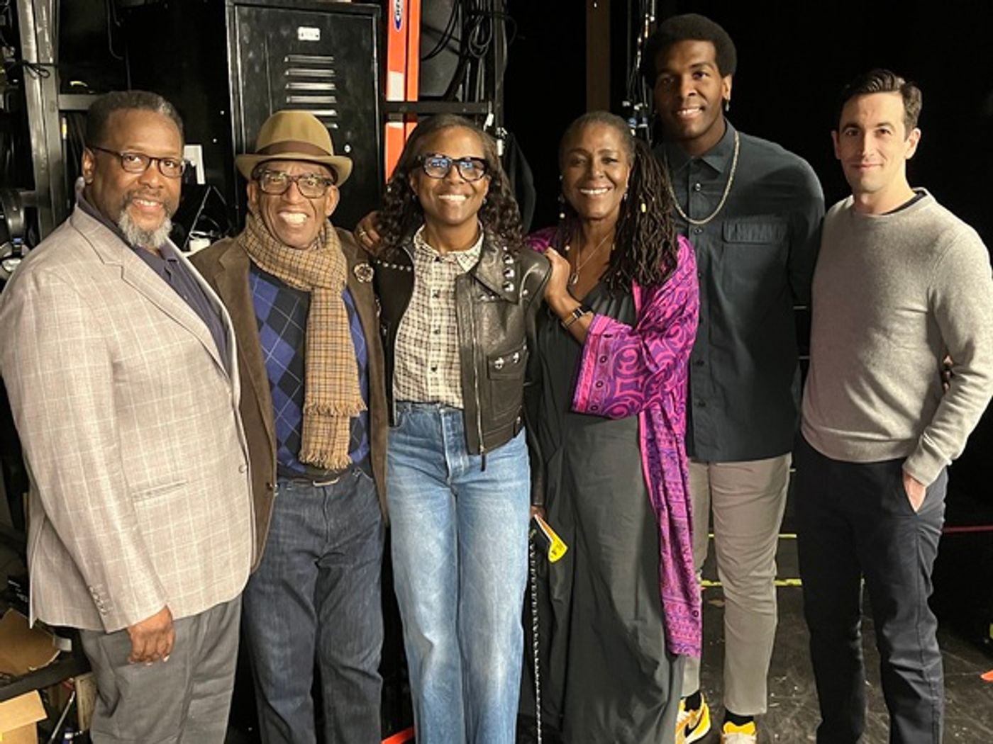 Photos: Al Roker and Deborah Roberts Visit DEATH OF A SALESMAN  Image
