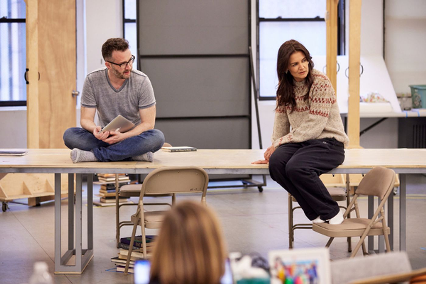 Photos: See Katie Holmes & More in Rehearsals for THE WANDERERS  Image