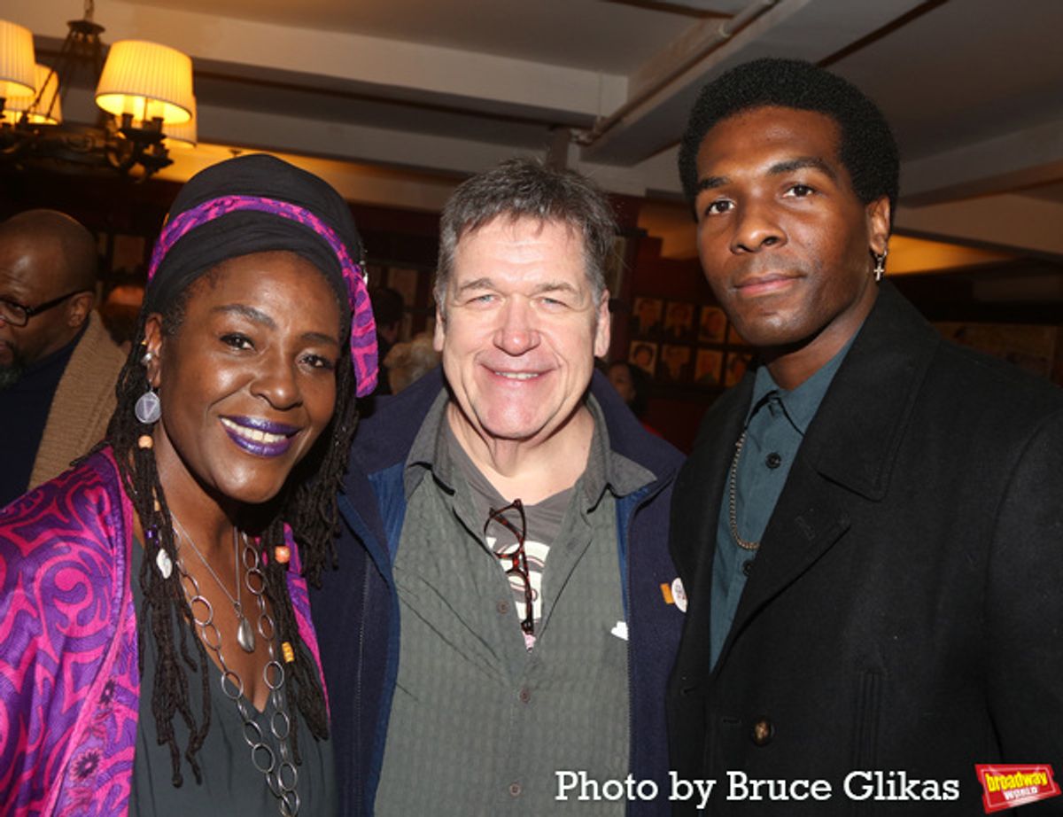 Sharon D Clarke, Delaney Williams and Khris Davis at 