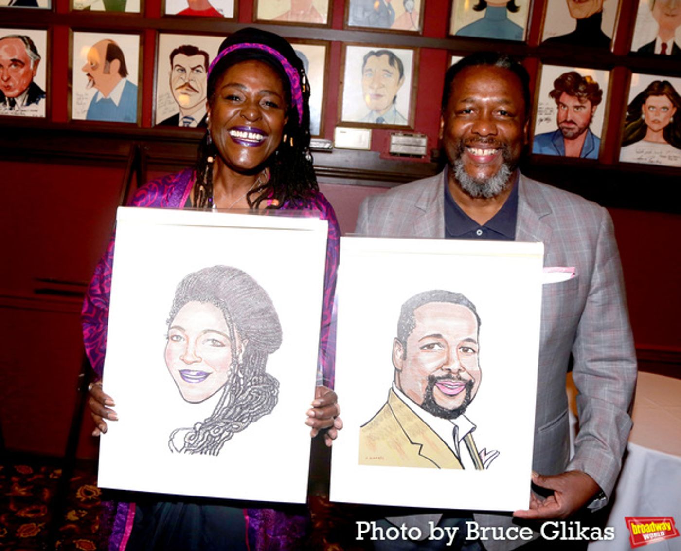 Photos: Sharon D. Clarke and Wendell Pierce Get Honored With Portraits at Sardi's  Image