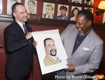 Sardis Co-Owner/ Manager Sean Ricketts and Wendell Pierce  Photo