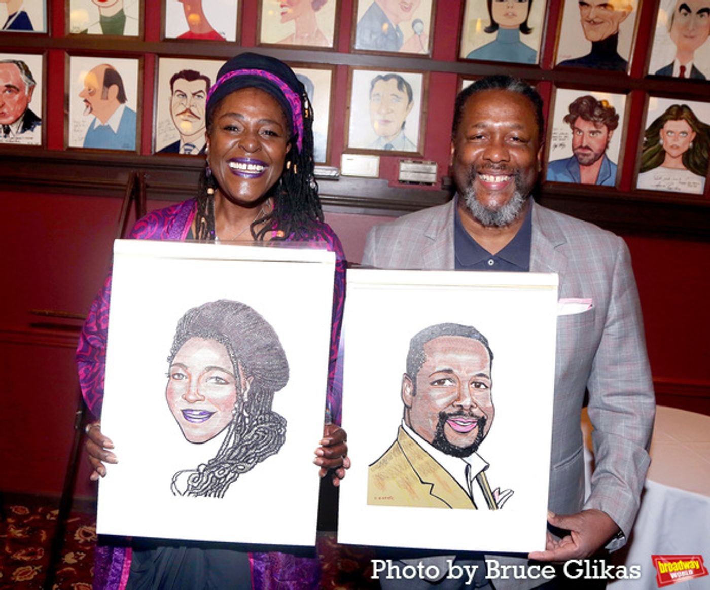 Photos: Sharon D. Clarke and Wendell Pierce Get Honored With Portraits at Sardi's  Image