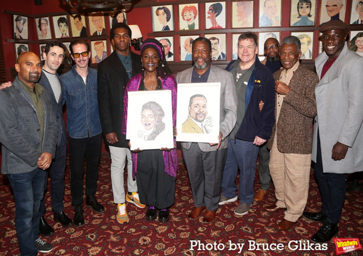 Sharon D Clarke, Wendell Pierce and the cast of ''Death of a Salesman'' at 