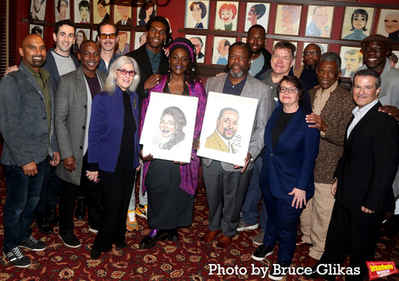 Photos: Sharon D. Clarke and Wendell Pierce Get Honored With Portraits at Sardi's  Image
