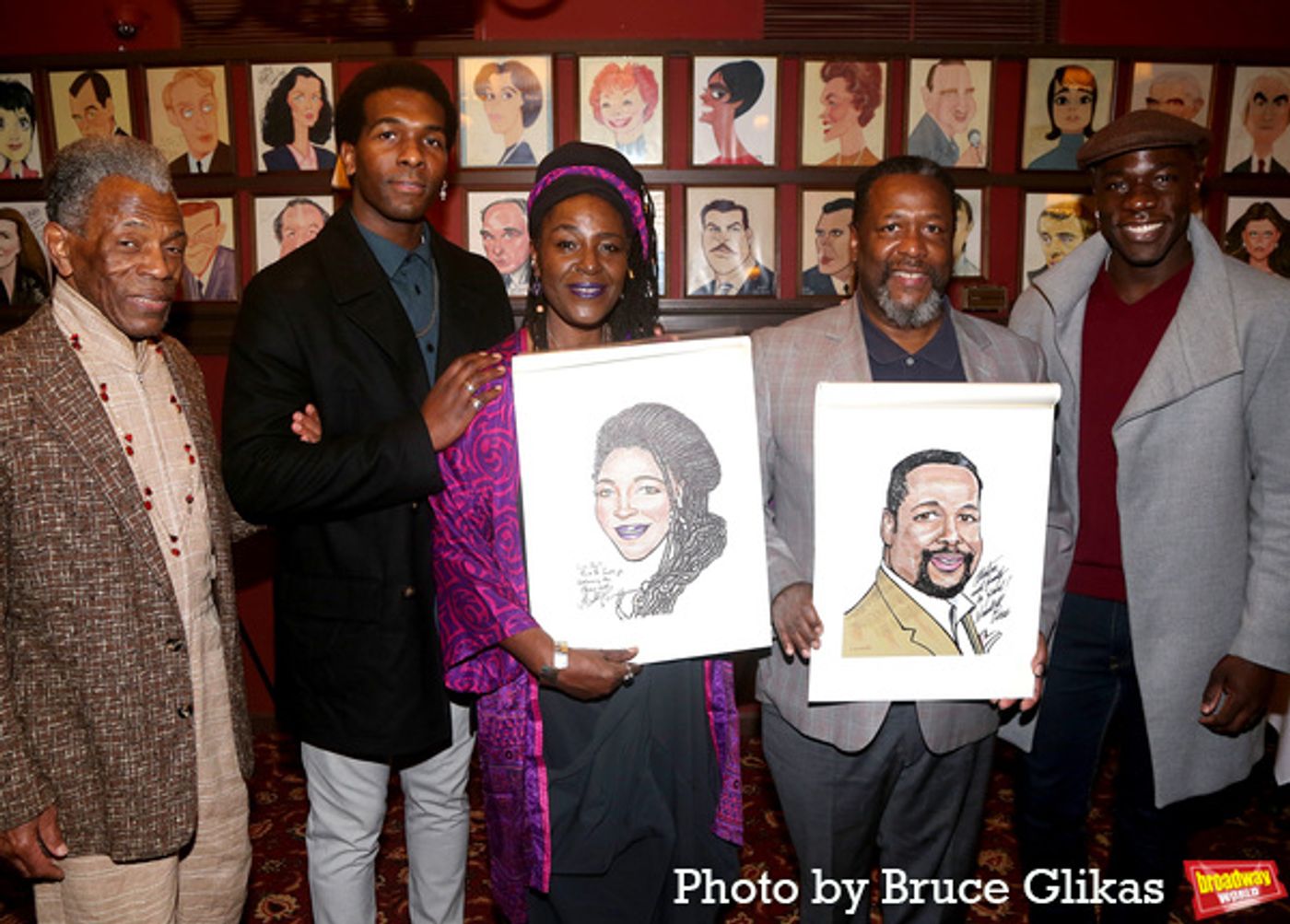 Photos: Sharon D. Clarke and Wendell Pierce Get Honored With Portraits at Sardi's  Image