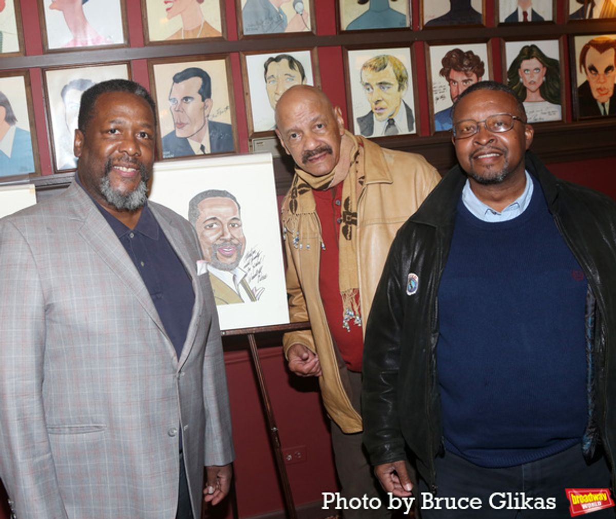 Wendell Pierce, Chakula cha Jua and Donald Lewis Jr at 