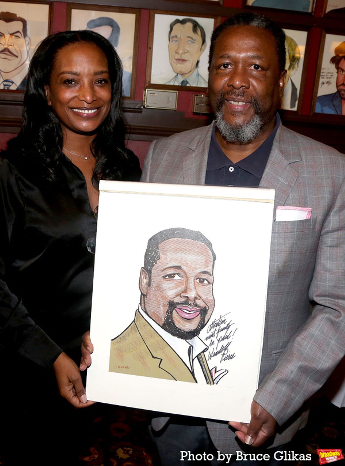 Erika Woods and Wendell Pierce  at 