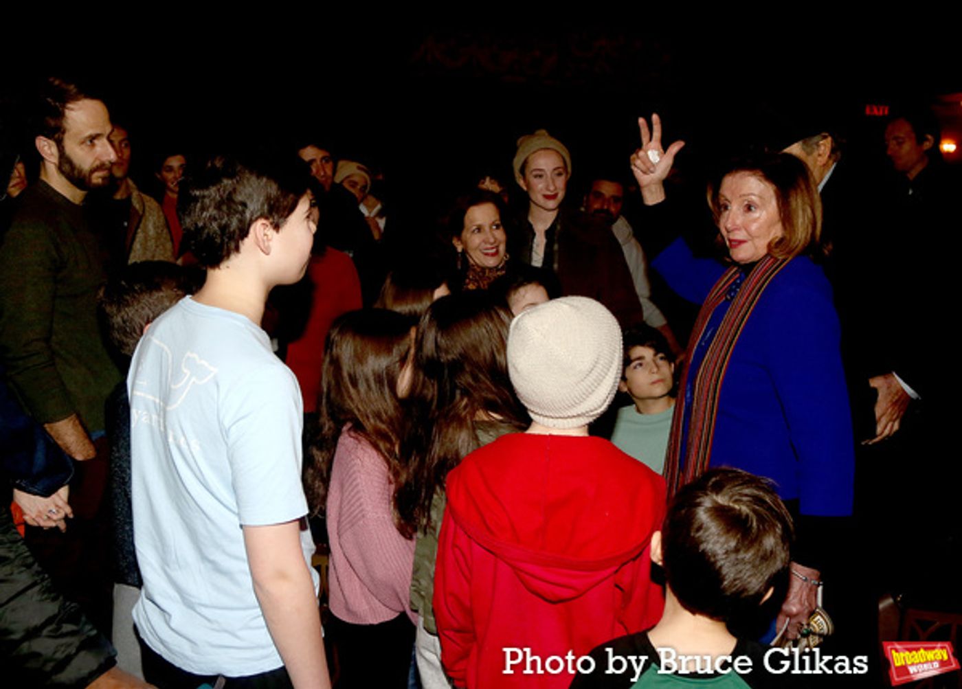 Photos: Nancy Pelosi Visits the Cast of LEOPOLDSTADT  Image