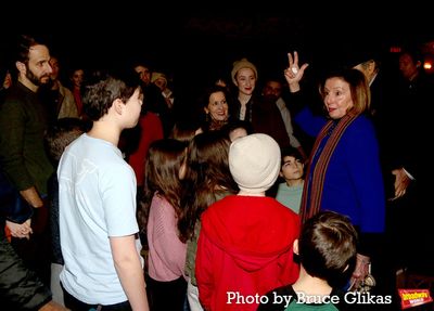 Nancy Pelosi and The Company of "Leopoldstadt" Photo