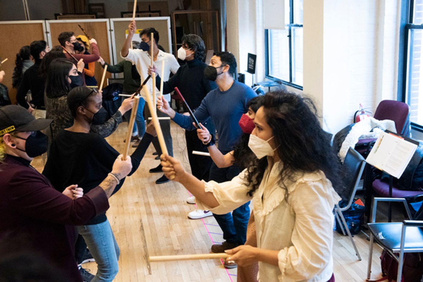 Photos: Go Inside Rehearsals for ELYRIA at Atlantic Theater Company Photos: Go Inside Rehearsals for ELYRIA at Atlantic Theater Company Image