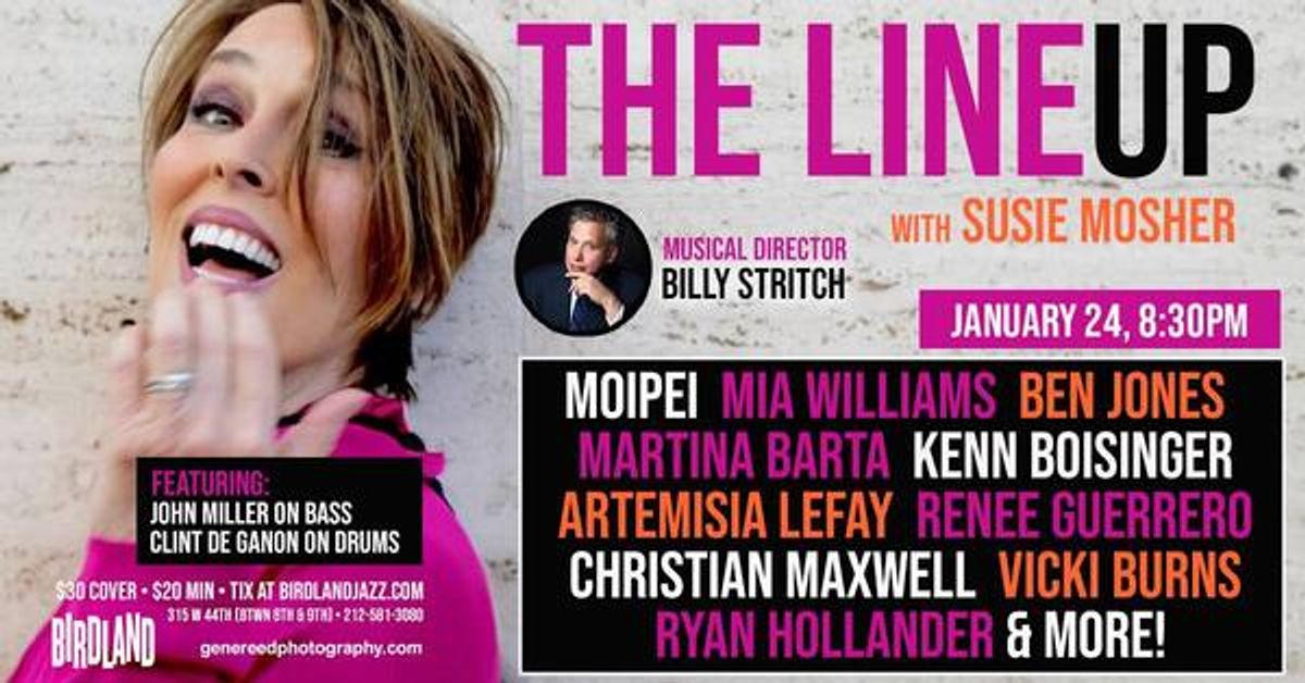 Next Week's The Lineup with Susie Mosher at 