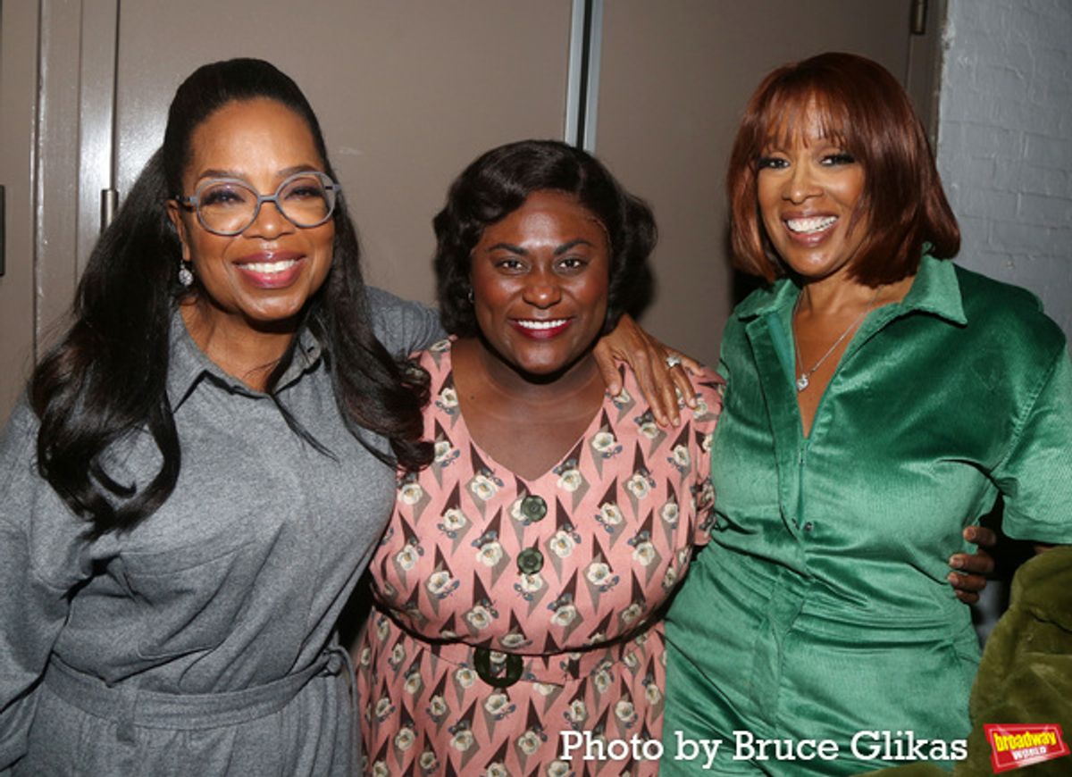 Oprah Winfrey, Danielle Brooks and Gayle King  at 