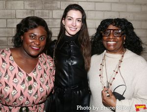 Danielle Brooks, Anne Hathaway and Director LaTanya Richardson Jackson @ BroadwayWorld Danielle Brooks, Anne Hathaway and Director LaTanya Richardson Jackson Photo