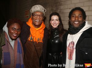 Danielle Brooks, Samuel L. Jackson, Anne Hathaway and John David Washington  Photo