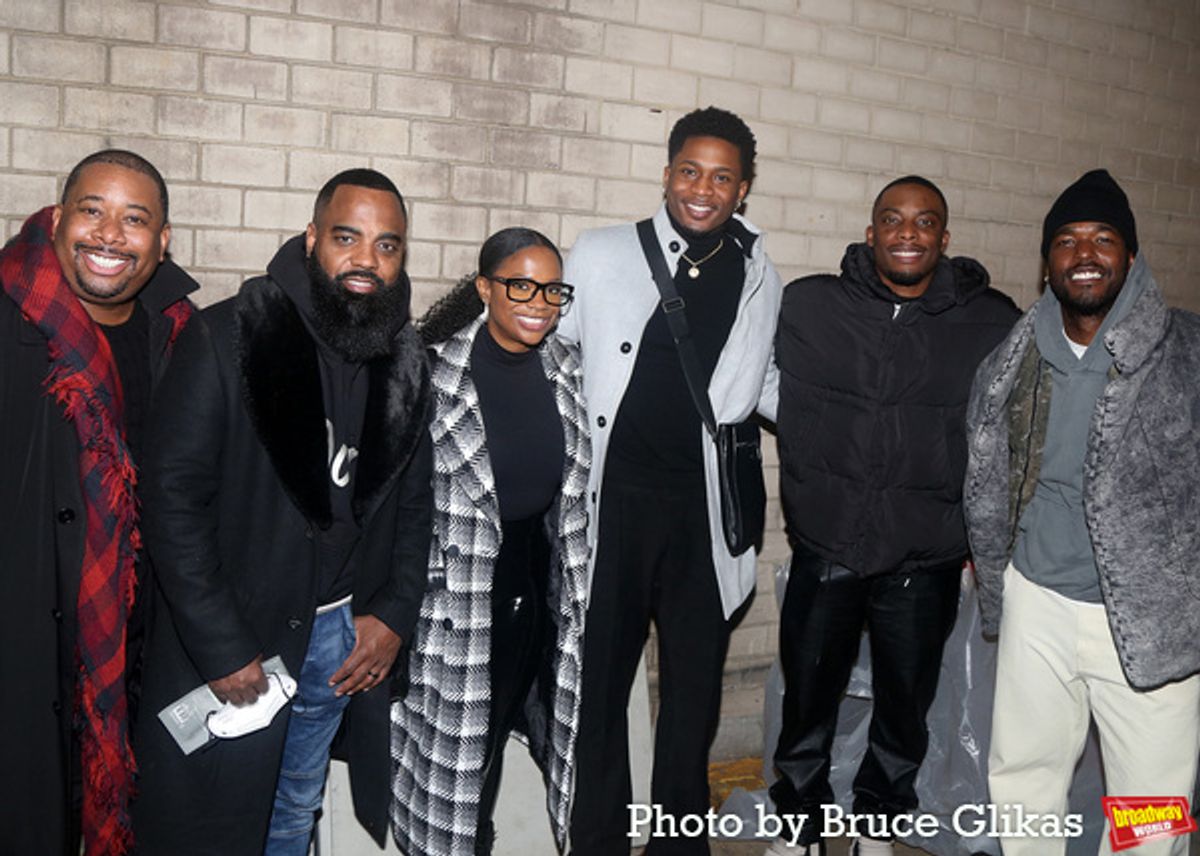 Producer Brian Moreland, Producer Todd Tucker, Producer Kandi Burruss, Da'Vinchi, Woody McClain and Luke James at 