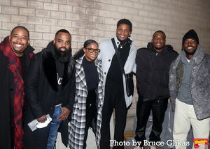 Producer Brian Moreland, Producer Todd Tucker, Producer Kandi Burruss, Da'Vinchi, Woody McClain and Luke James @ BroadwayWorld Producer Brian Moreland, Producer Todd Tucker, Producer Kandi Burruss, Da'Vinchi, Woo Photo