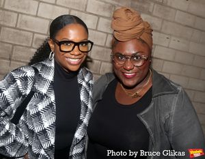 Producer Kandi Burruss and Danielle Brooks @ BroadwayWorld Producer Kandi Burruss and Danielle Brooks Photo