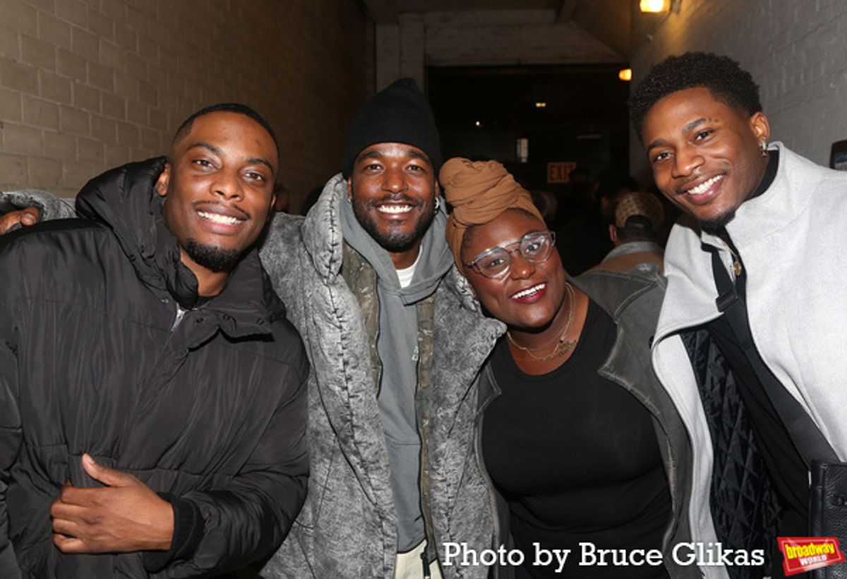 Woody McClain, Luke James, Danielle Brooks and Da'Vinchi at 