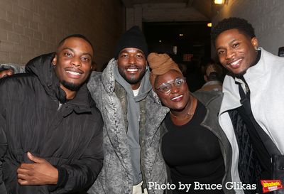 Woody McClain, Luke James, Danielle Brooks and Da'Vinchi Photo
