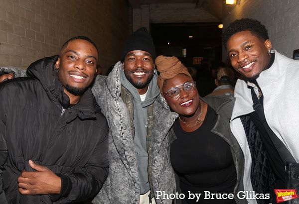 Woody McClain, Luke James, Danielle Brooks and Da'Vinchi Photo